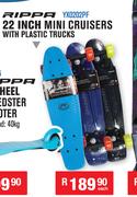 Rippa 22 Inch Mini Cruisers With Plastic Trucks YX0202PF-Each