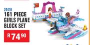 161 Piece Girls Plane Block Set 24418