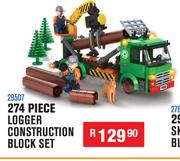 274 Piece Logger Construction Block Set 29507