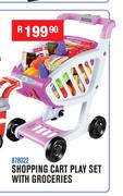Shopping Cart Play Set With Groceries 878022