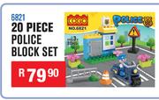 20 Piece Police Block Set 6821