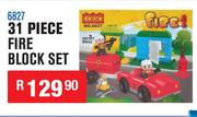 31 Piece Fire Block Set 6827