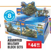Assorted Military Block Sets 3019-Each