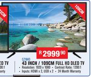 Dixon 43 Inch/109cm Full HD DLED TV CZ1843