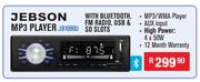 Jebson MP3 Player With Bluetooth FM Radio, USB & SD Slots JB1080U