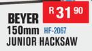 Beyer 150mm Junior Hacksaw HF-2067