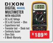 Dixon Digital Multimeter With Holster MAS830L