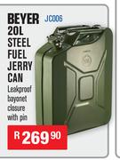 Beyer Steel Fuel Jerry Can JC006-20Ltr