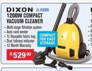 Dixon 1200W Compact Vacuum Cleaner JL-H3006
