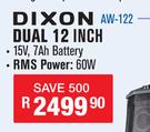 Dixon Dual 12 Inch AW-122