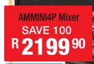 Dixon 4 Channel Powered Mixer With Bluetooth,USB Slot & 4 Mic Inputs AMMINI4P