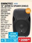 DXN Pro 15" Active DJ Speaker(Single)150W RMS 8 0hms HYQ15C