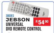 Jebson Universal DVD Remote Control 3003ES