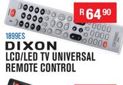 Dixon LCD/LED TV Universal Remote Control 1899ES