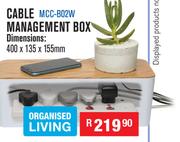 Cable Management Box MCC-B02W