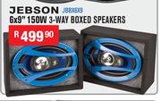 Jebson 6x9" 150W 3 Way Boxed Speakers JBBX6X9