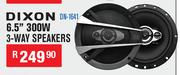 Dixon 6.5" 300W 3 Way Speakers DN-1641