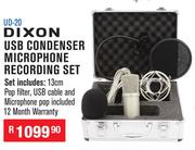 Dixon USB Condenser Microphone Recording Set UD-20