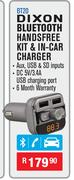 Dixon Bluetooth Handsfree Kit & In Car Charger BT20