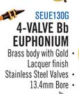 Sanchez Brass Instruments 4 Valve Bb Euphonium SEUE130G