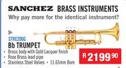 Sanchez Brass Instruments Bb Trumpet STRE200G