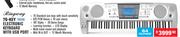 Ringway 76 Key Electronic Keyboard With USB Port TB5200