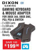 Dixon Gaming Keyboard  & Mouse Adapter For XBOX 360, XBOX One, PS3, PS4 & Switch C91