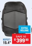 PC Box Laptop Bags 15.4" Extra Voloume MSP5571 