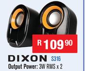 Dixon USB 2.0 PC Speakers S316