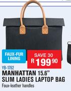 Manhattan 15.6" SLim Ladies Laptop Bag YB-1762