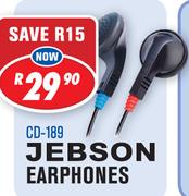 Jebson Earphones CD-189
