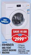 Amber 6Kg Front Loader Washing Machine WM2006