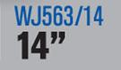 14" 4 Piece Wheel Cover Sets WJ563/14
