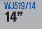 14" 4 Piece Wheel Cover Sets WJ519/14