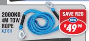 2000kg 4m Tow Rope XLT1811