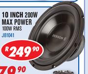 Jebson 10 Inch 200W Max Power Subwoofer JB1041