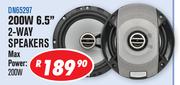 Dixon 200W 6.5" 2-Way Speakers DN65297