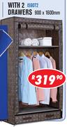 Multifunction Cupboards With 2 Drawers 1590T2-900 x 1600mm