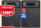 Dixon 15" DJ/PA Speakers Pair SDJ1501