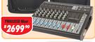 Dixon 8 Channel Stereo Table Top Powered Mixer PM802USB