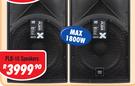 DXNPro 15" DJ/PA Speakers Pair PLB-15