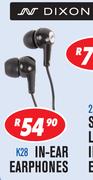 Dixon In-Ear Earphones K28