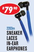 Dixon Sneaker Laces In-Ear Earphones 2203m
