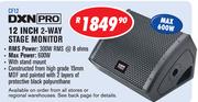 DXN Pro 12" 2 Way Stage Monitor CF12