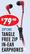 Dixon Tangle Free Zip In-Ear Earphones ZIP1345