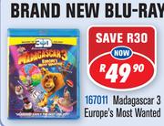 Madagascar 3 Europe's Most Wanted Blu-Ray Title