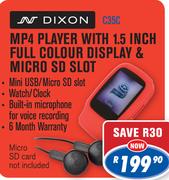 Dixon MP4 Player With 1.5" Full Colour Display & Micro SD Slot C35C