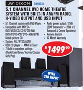 Dixon 5.1 Channel DVD Home Theatre System DN9897D