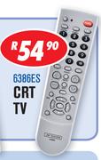 Dixon Universal CRT TV Remote Control 6386ES