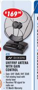 Dixon UHF/VHF Antena With Gain Control A218
